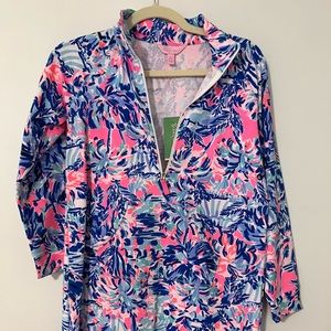 NWT Lilly Pulitzer sweatshirt zip dress
